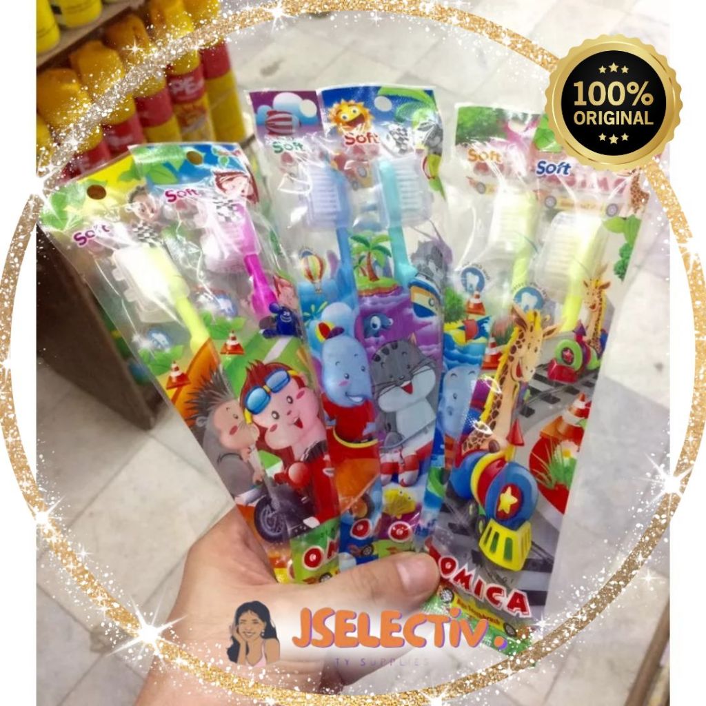 Sikat Gigi OMICA Kids Toothbrush SOFT - Helm | Sikat Gigi Anak OMICA