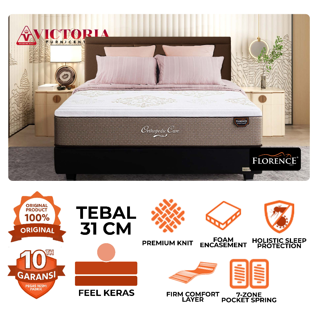 Florence Orthopedic Care 180 x 200 180x200 Kasur Saja Mattres Only