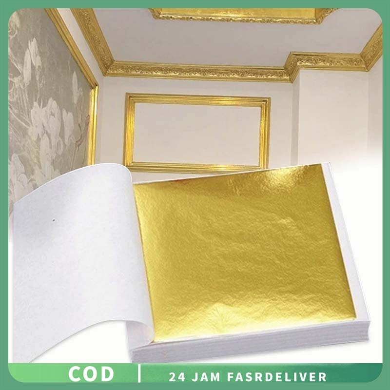 Gold Foil Paper Imitasi Kertas Emas Foil Proses Diy Kertas Foil Emas Multifungsi