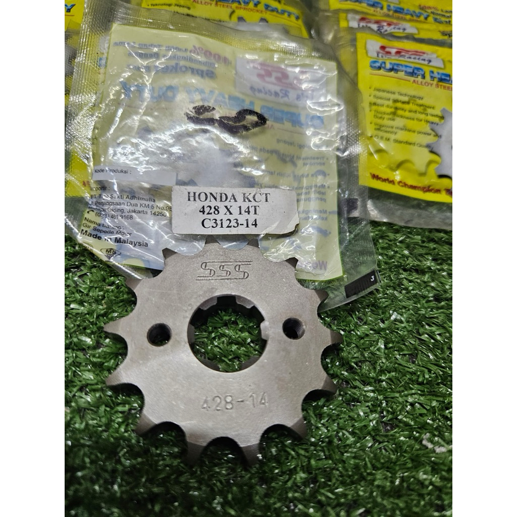 Gear Gir Depan SSS 428 14T KCT GL Pro Neotech, CB150, CBR 150, NMP, Mega pro, Tiger, Verza, Sonic, S