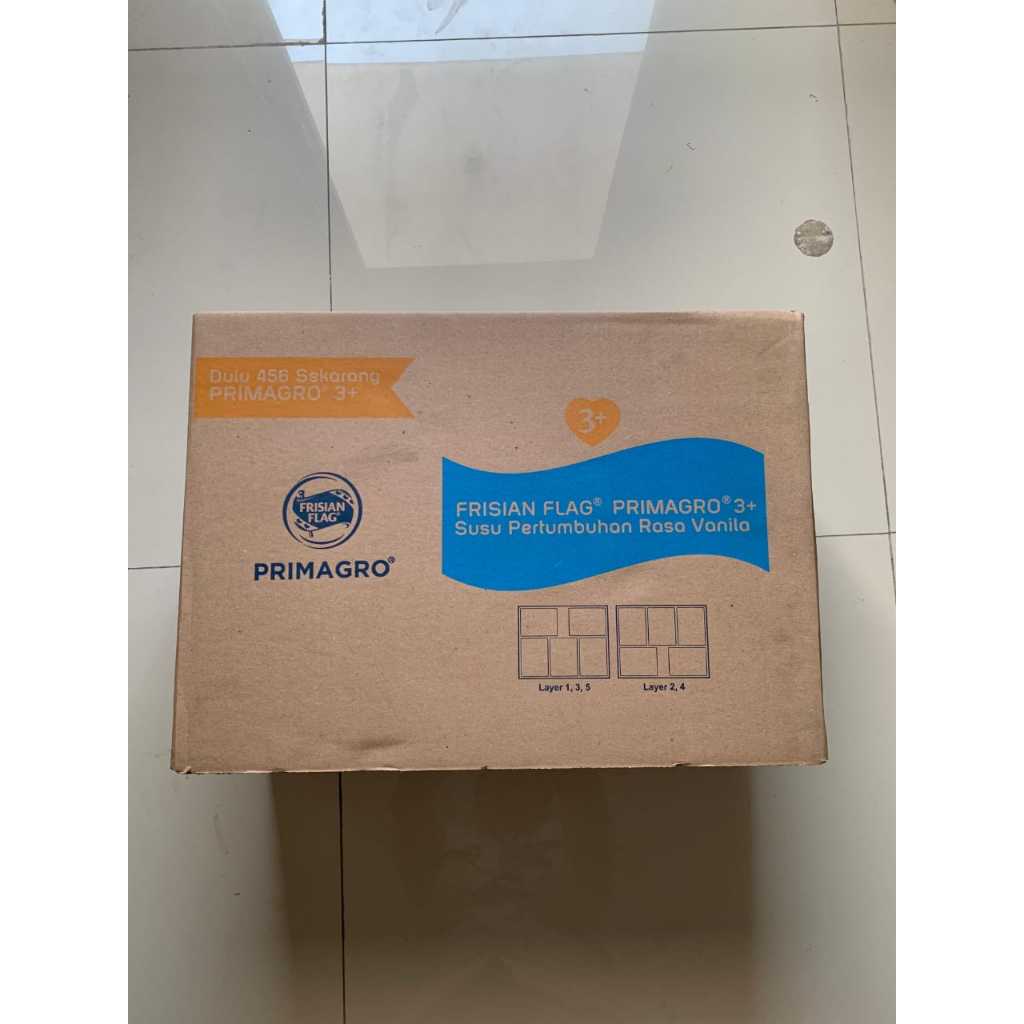 Frisian Flag Primago 3+ 750g Karton 18 Box – Susu Anak 3 Tahun Ke Atas