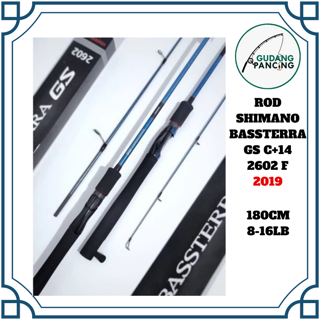 Rod Joran Pancing Shimano Bassterra GS C14+ 2602