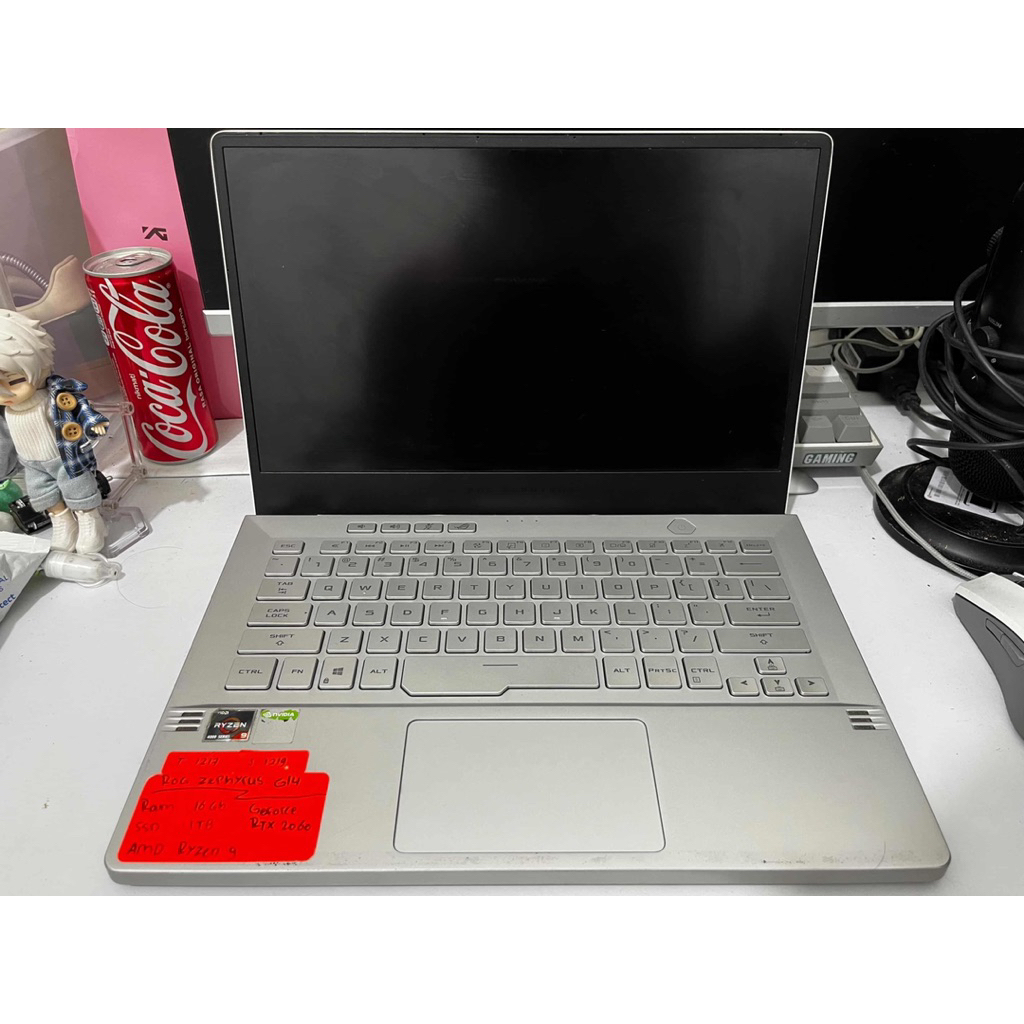 ROG ZEPHYRUS G14 RTX 2060 RYZEN 9 4900HS 1TB SSD NVME 16GB RA