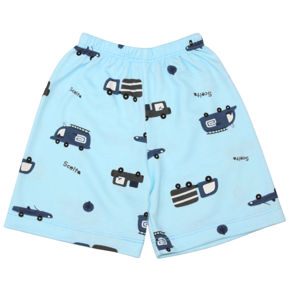 Scelta - Setelan Kaos dan Celana Anak anak Unisex Lengan Pendek Motif Mainan Mobil | STL SC 459 PD thumbnail 5