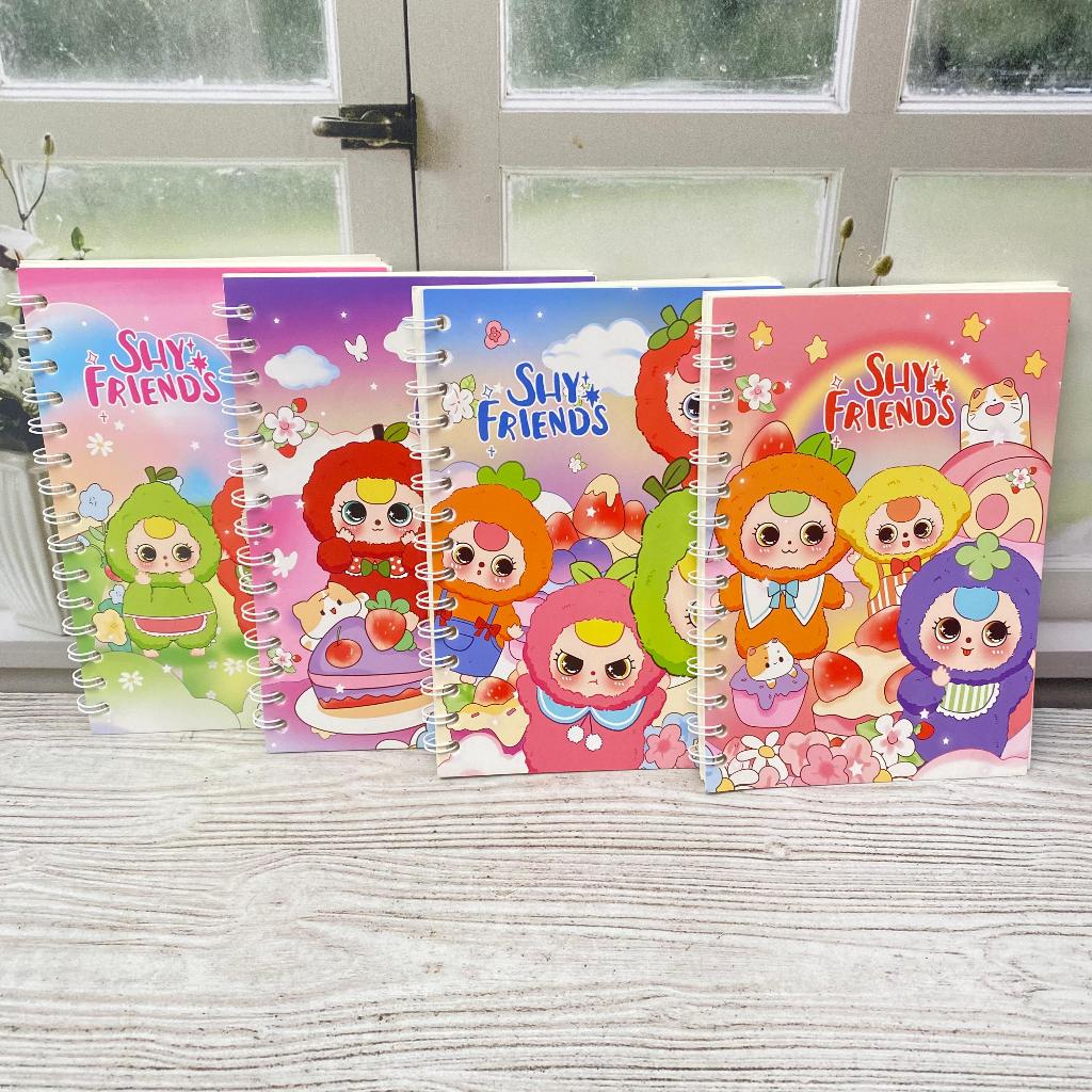 Buku Tulis Binder A5 BABY THREE Super Cute Lucu Favorit Anak Best Seller / Notebook Spiral A5 Isi Ke
