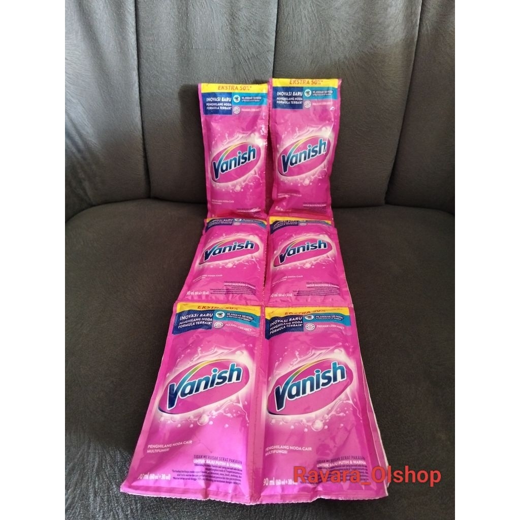Vanish Sachet/Renceng 6 pcs ( Pink)