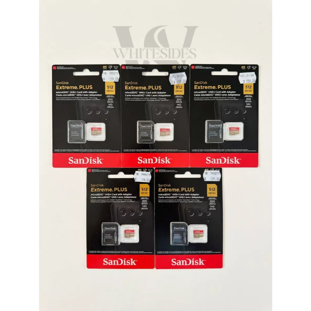 512Gb - Sandisk Memory Card Extreme Pro Plus 1Tb 2Tb 256Gb 128Gb Hard Disk Ssd Hdd Solid State Drive