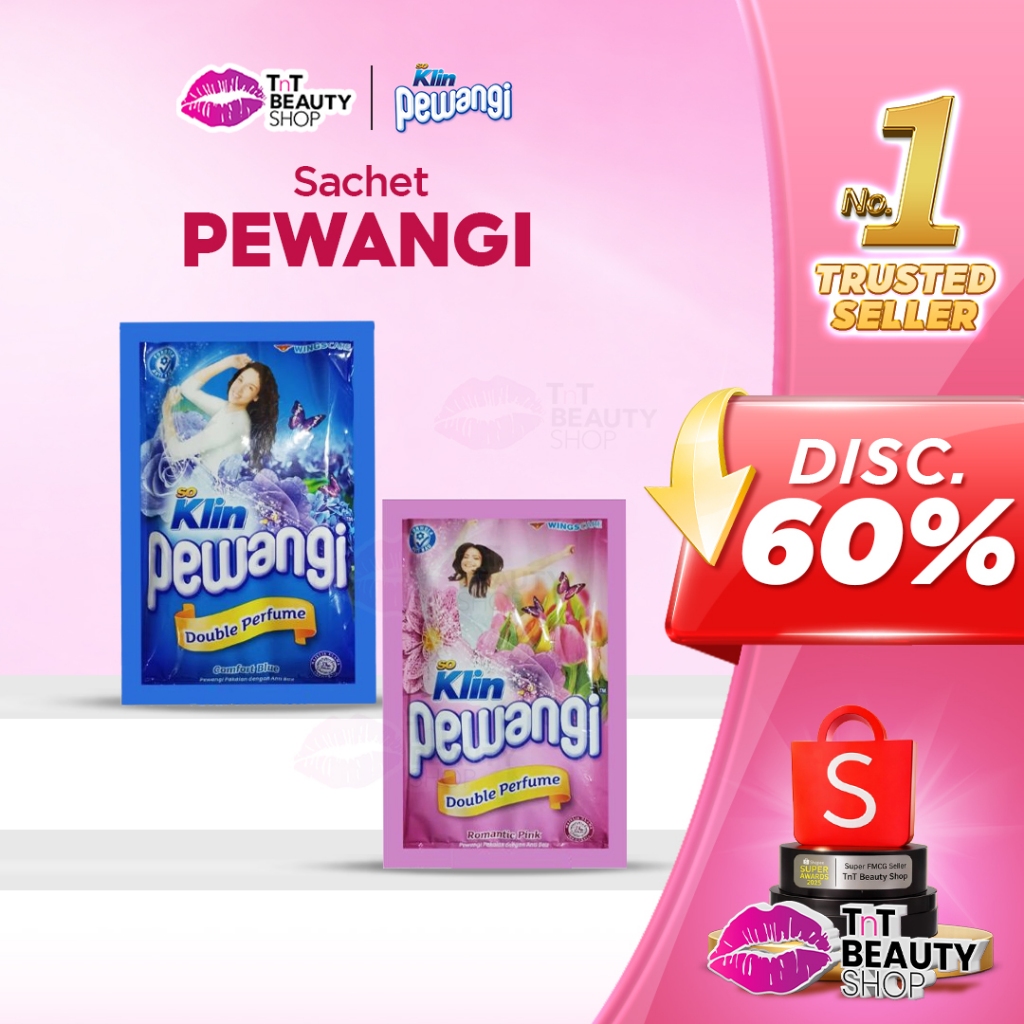 SoKlin Pewangi Sachet 65ml - So Klin - Pewangi Pakaian - TnT Beauty Shop