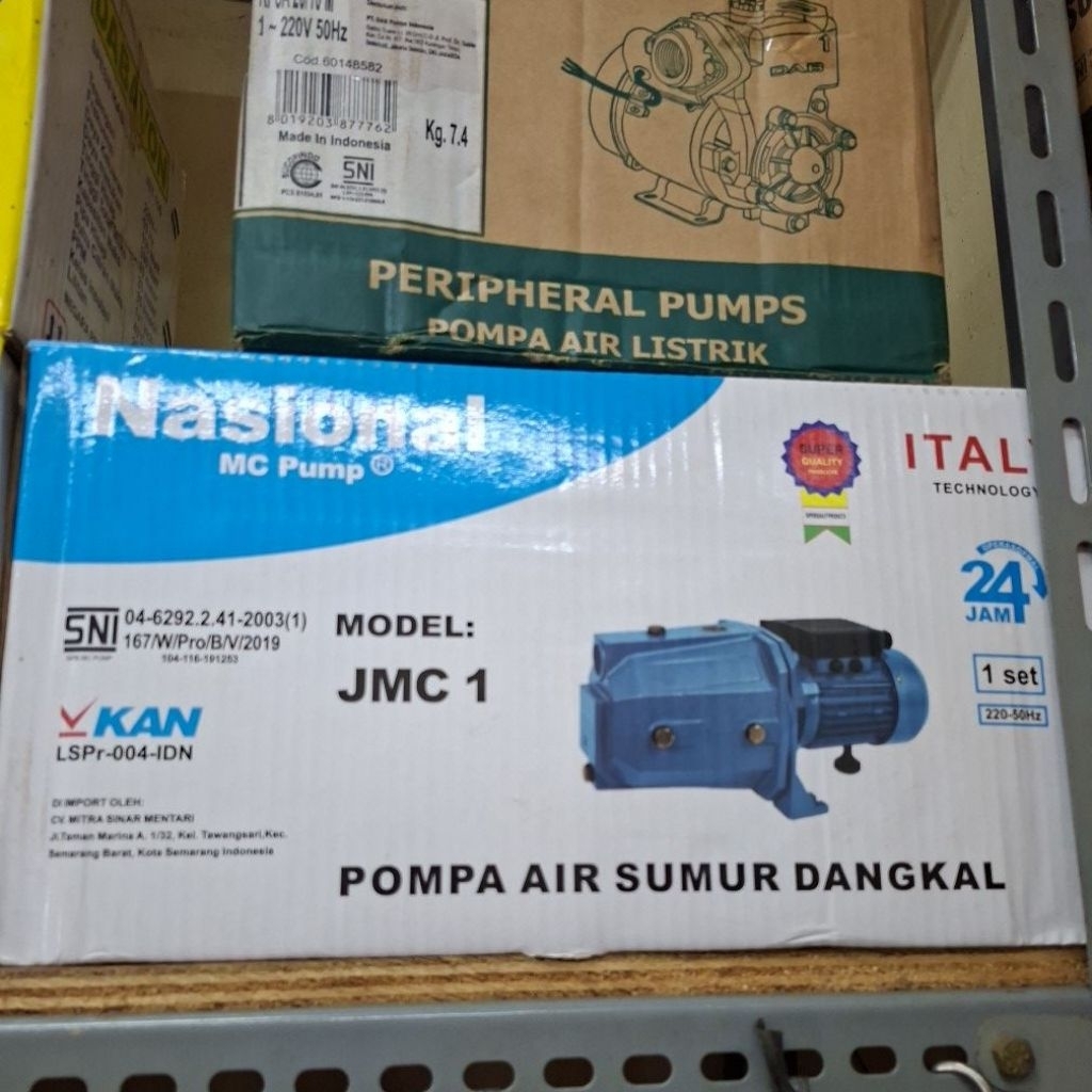 pompa semijet nasional / pompa air nasional / pompa semijetpam / pompasemijetpump 100 watt nasional