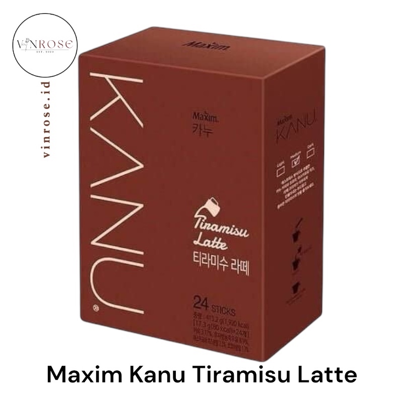 Maxim Kanu Tiramisu Latte 24T Kopi Sachet Korea