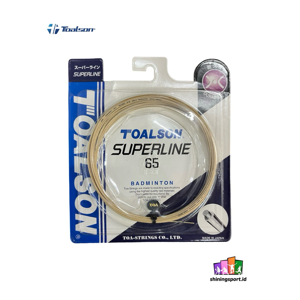 Senar Badminton Toalson Superline 65 Gold Durability