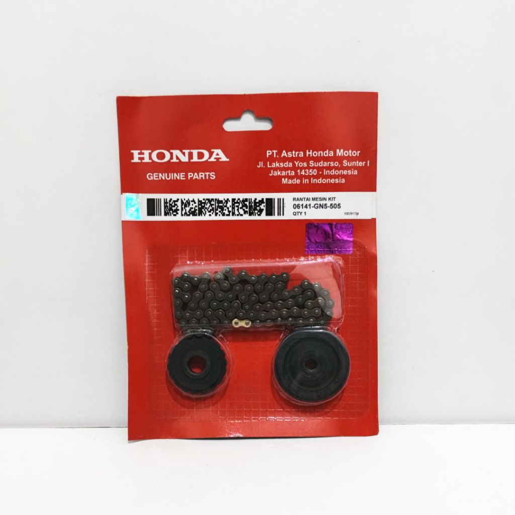 RANTAI MESIN MOTOR GRAND - SENTRIK PAKET - KETENG SET GRAND/SUPRA 84L MOTOR HONDA GN5 (R)