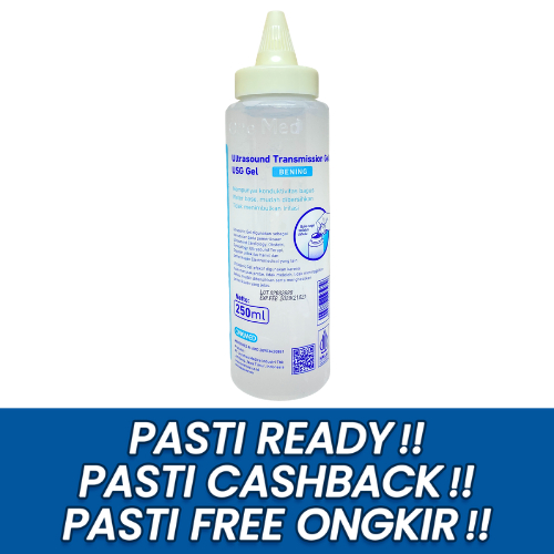 ONEMED ULTRASONIC GEL USG TRANSPARANT ULTRASOUND TRANSMISSION GEL BENING CAIRAN UNTUK TRANSDUCER PAD