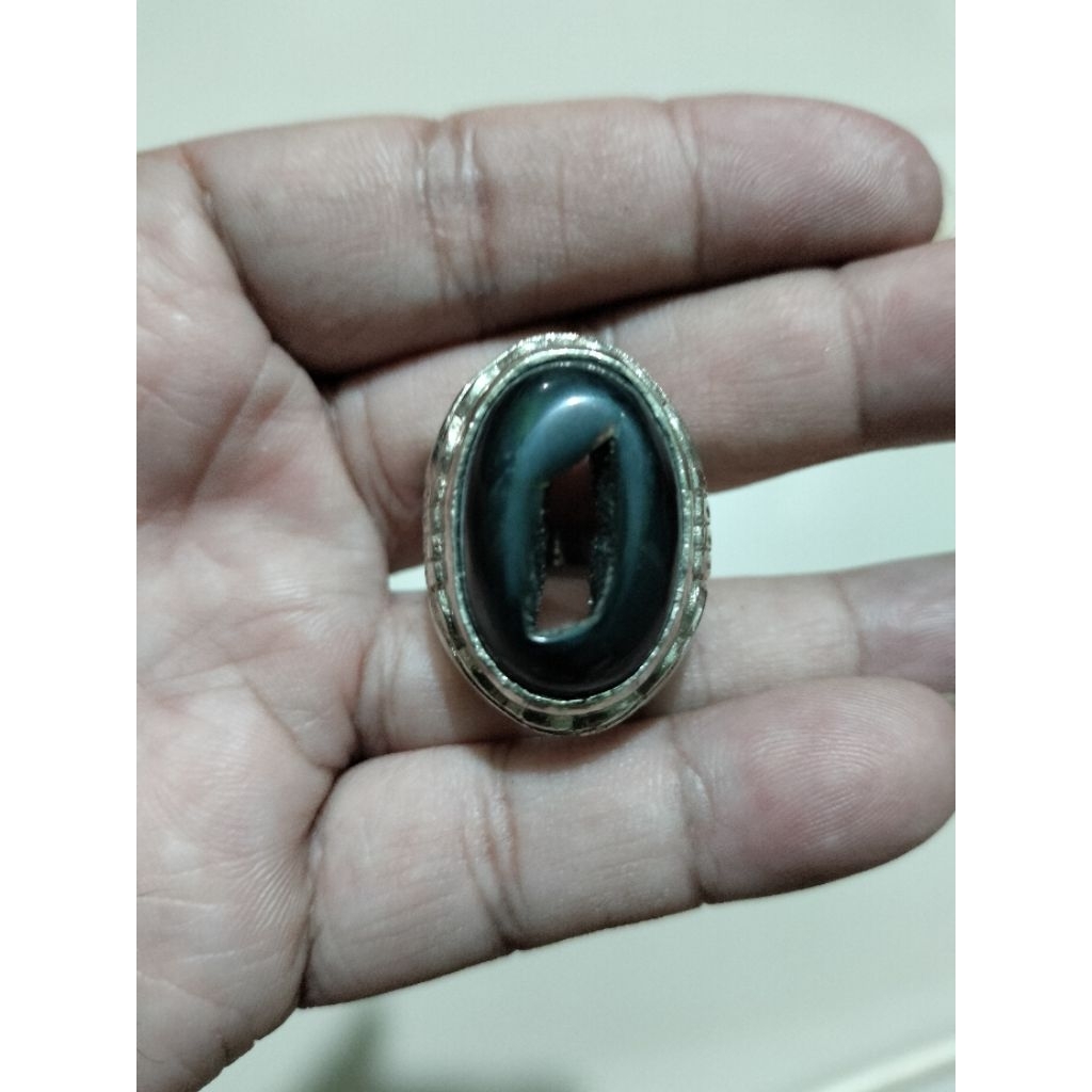 Cincin batu mustikaa kayu gaharu Combong.dijamin asli