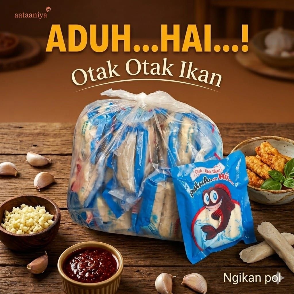 OTAK-OTAK IKAN ADUHAI 25 PACK (1BALL)