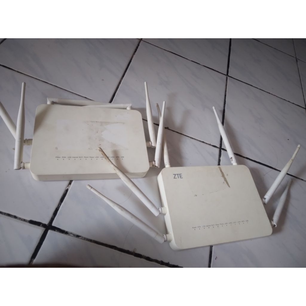 Modem ZTE F6600P. Premium 6 antena tanpa adaptor