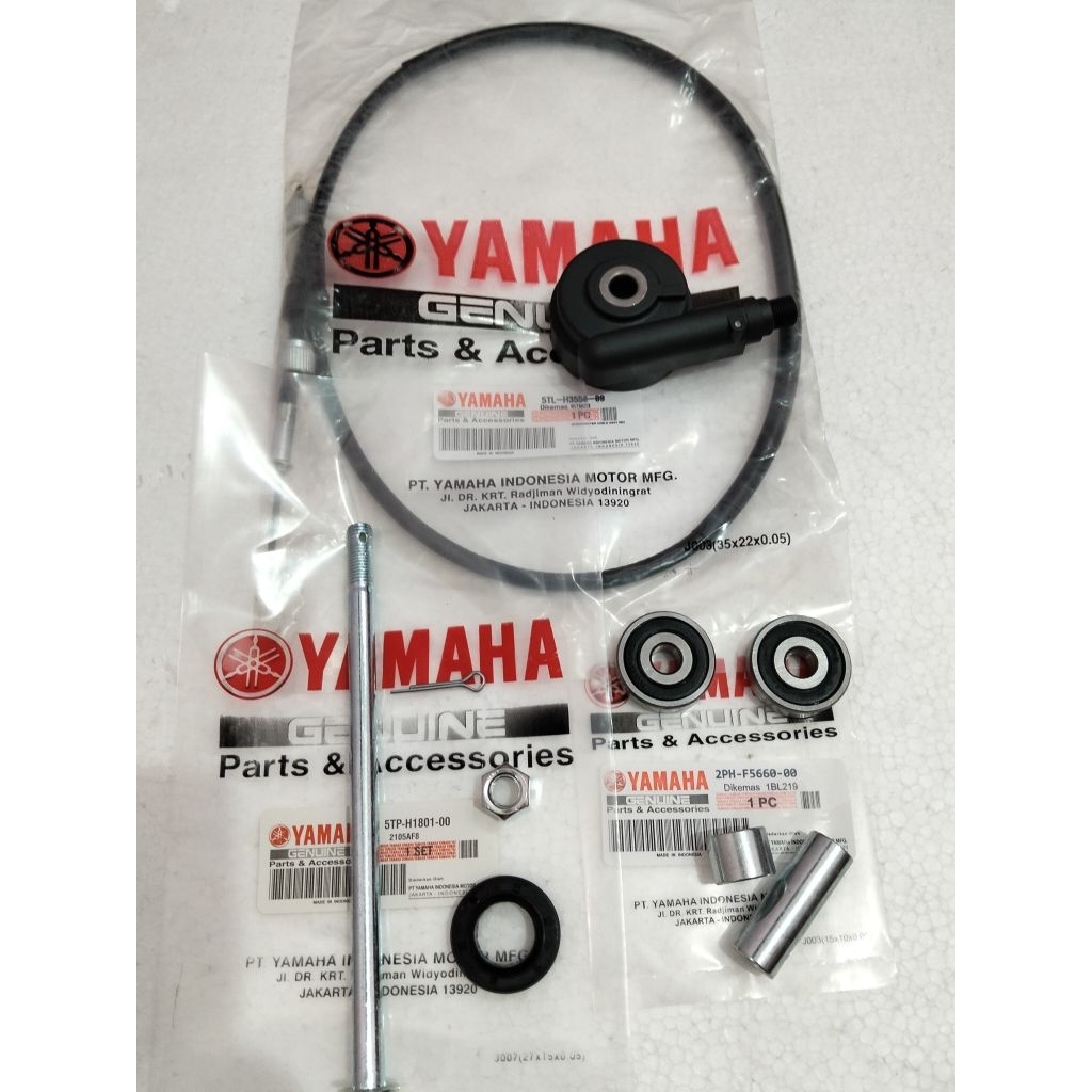 PAKET KOMPLIT AS RODA DEPAN YAMAHA MIO M3