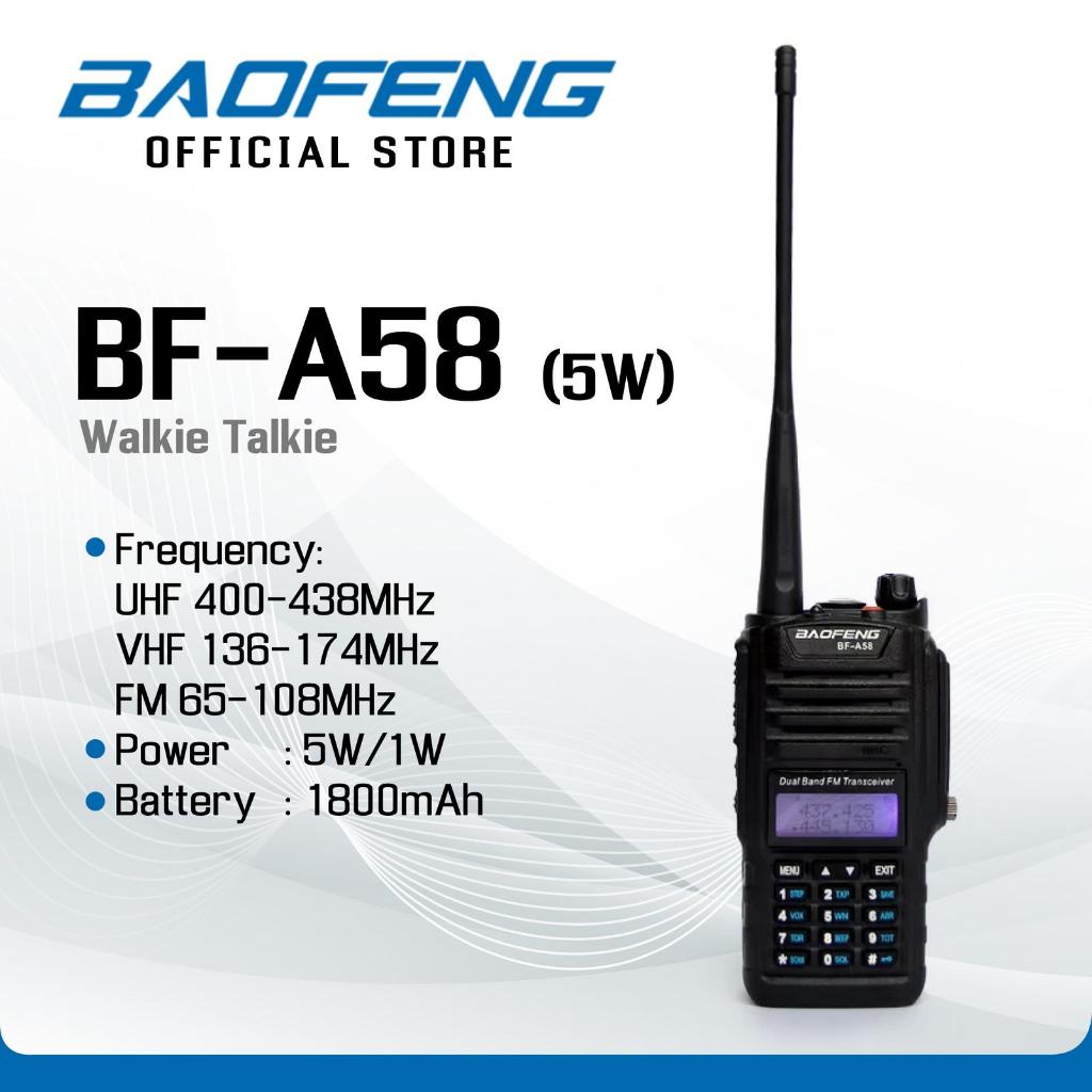 BAOFENG BF-A58 (5W) Walkie Talkie / Baofeng Garansi resmi siap kirim ht a58s triple band 8w 2800mah 