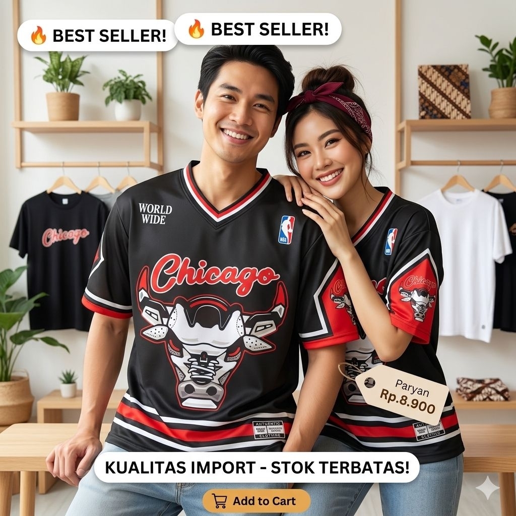 [PROMO] Kaos Jersey Pria Wanita Premium Lengan Pendek Bahan Dryfit Milano Jersey Vintage Retro Jerse
