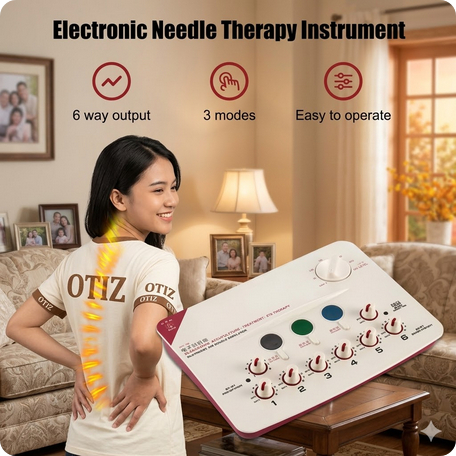 Alat Terapi TENS Hwato 6 Channel Elektroterapi Akupuntur Digital Stimulator Otot Saraf Listrik Pain 