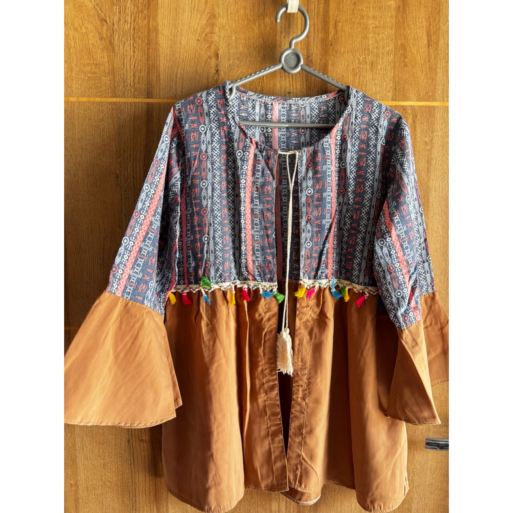 Preloved Outer atau cardigan bohemian #plouter #plcardigan #prelovedouter #prelovedmurce #prelovedmu