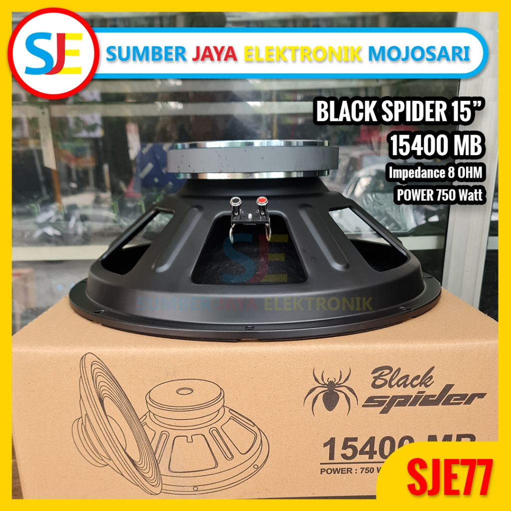 Speaker 15 Inch Black Spider 15400 MB | Speaker Komponen 15 Inch