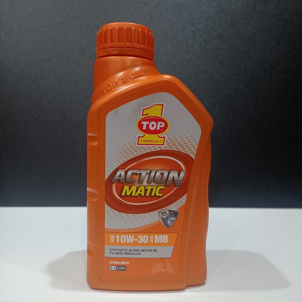 TOP 1 OLI MOTOR MATIC 10W/30 ACTION MATIC 0.8L - TOP ONE ACTION MATIC 10W30