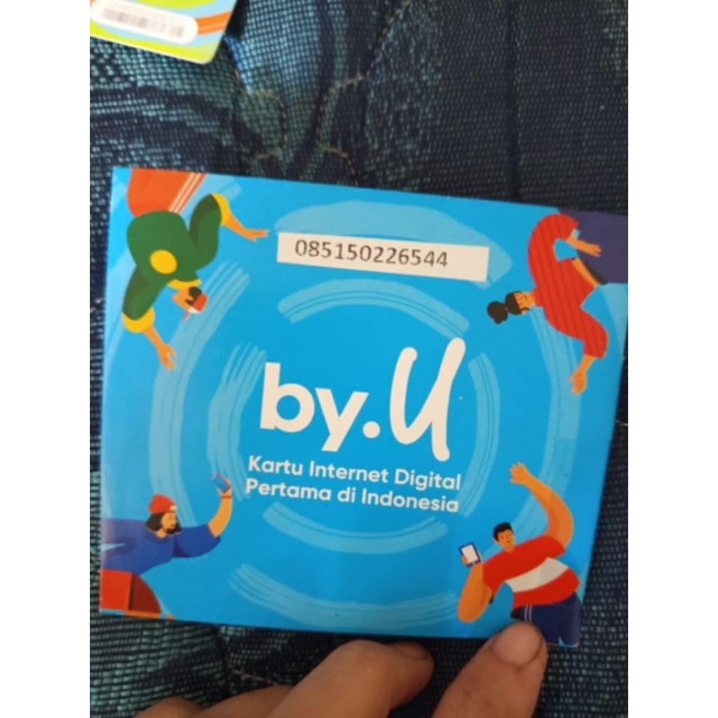 Kartu Perdana By.U 3GB - Kuota Nasional, Masa Aktif Selamanya, Siap Pakai