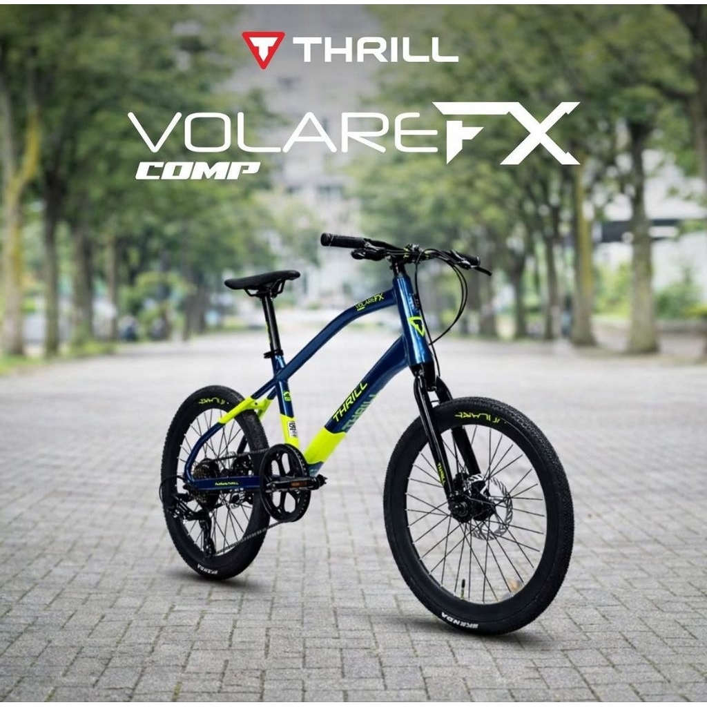 SEPEDA MINIVELO 20 Thrill Volare FX Comp 7 Speed Minivelo 20 Frame Alloy