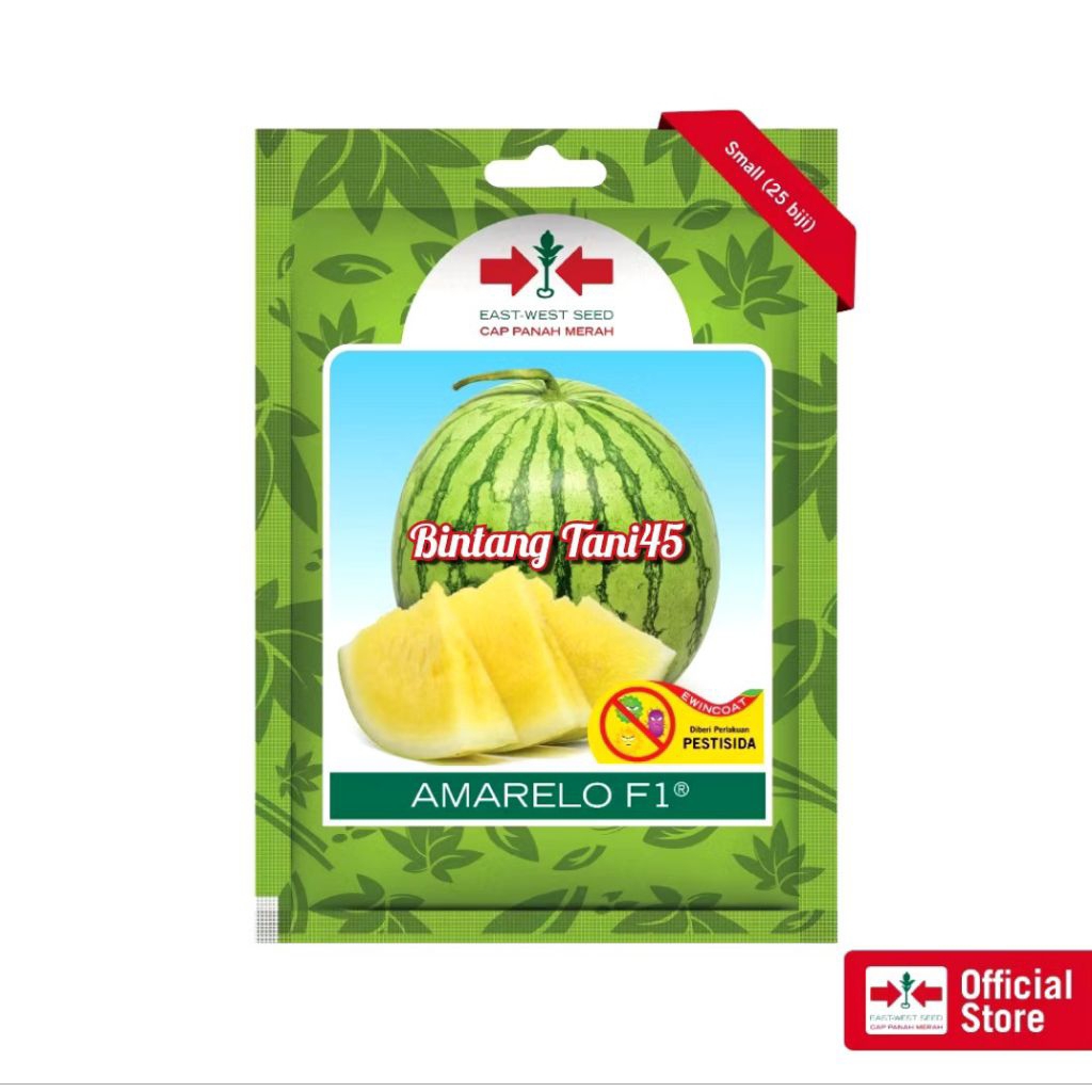 25 Butir Benih Semangka Kuning Amarelo F1 Exp. 2026