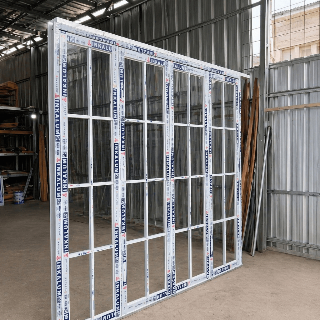 Pintu Lipat Aluminium Minimalis | Folding Door Kaca / Polos Anti Karat