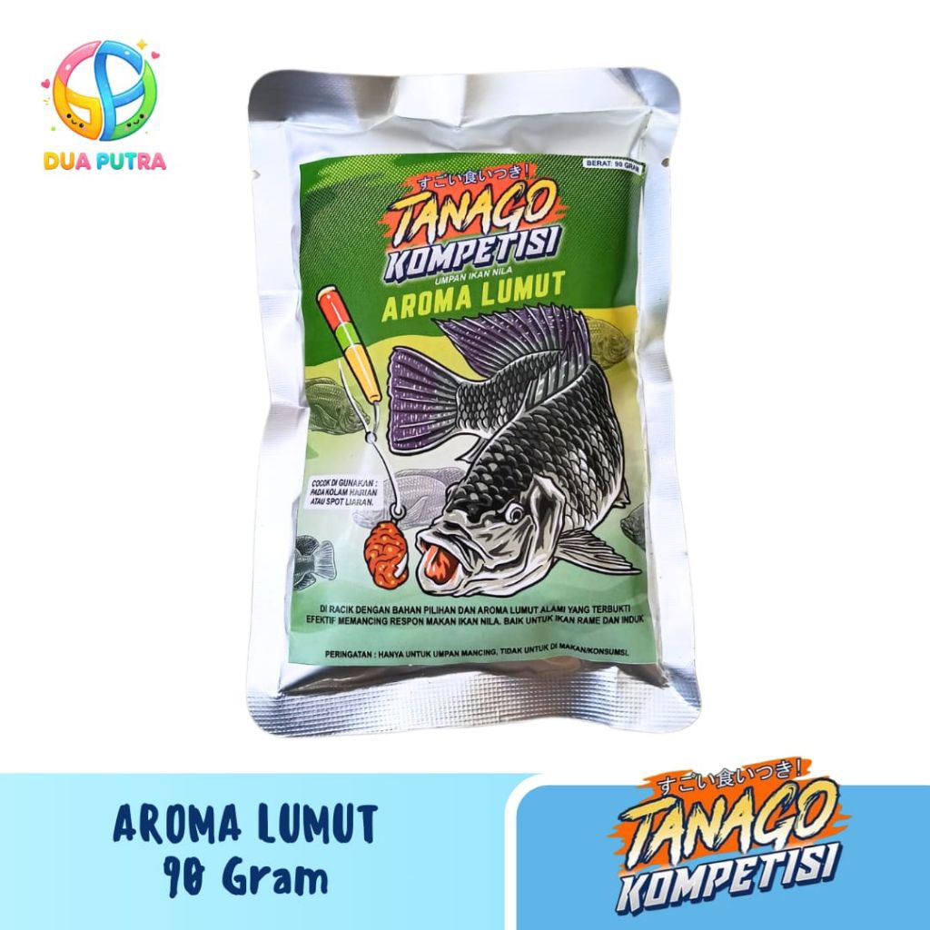 Umpan Pancing Mancing Tanago Kompetisi Umpan Ikan Nila AROMA LUMUT 90 Gr