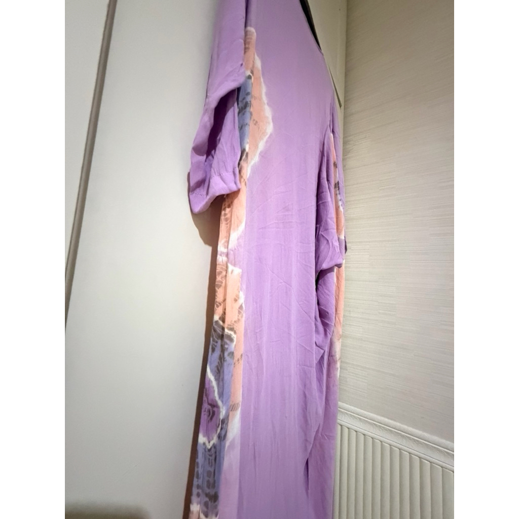 Dian Pelangi coral dress