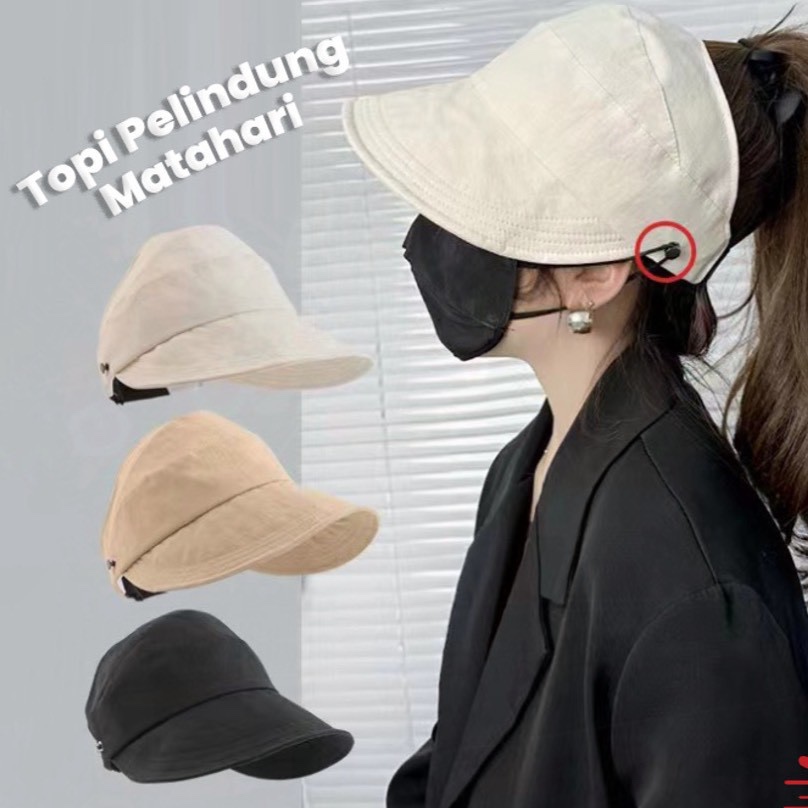 topi snapback travel fashion bolong topi hijab jilbab topi sport premium import topi uv protection t