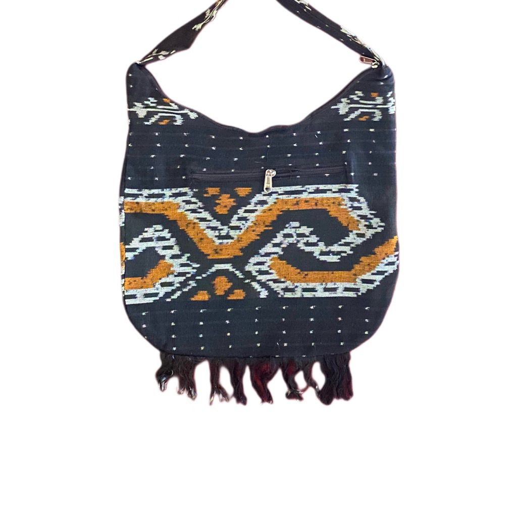 Tas Selempang Tenun Etnik Modern Troso Jepara Motif Toraja