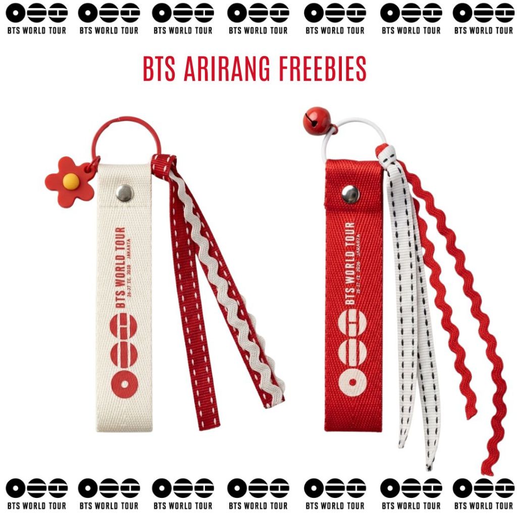 BTS ARIRANG WORLD TOUR LANYARD KEYCHAIN