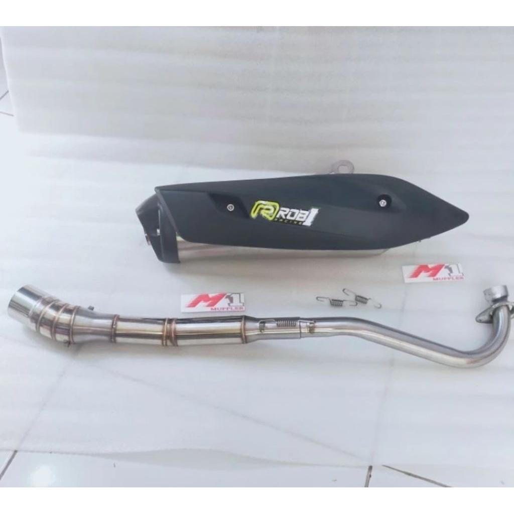 Knalpot ROB1 Supra Grand Jupiter Vega Revo Karisma Blade Shogun Smash MX 135
