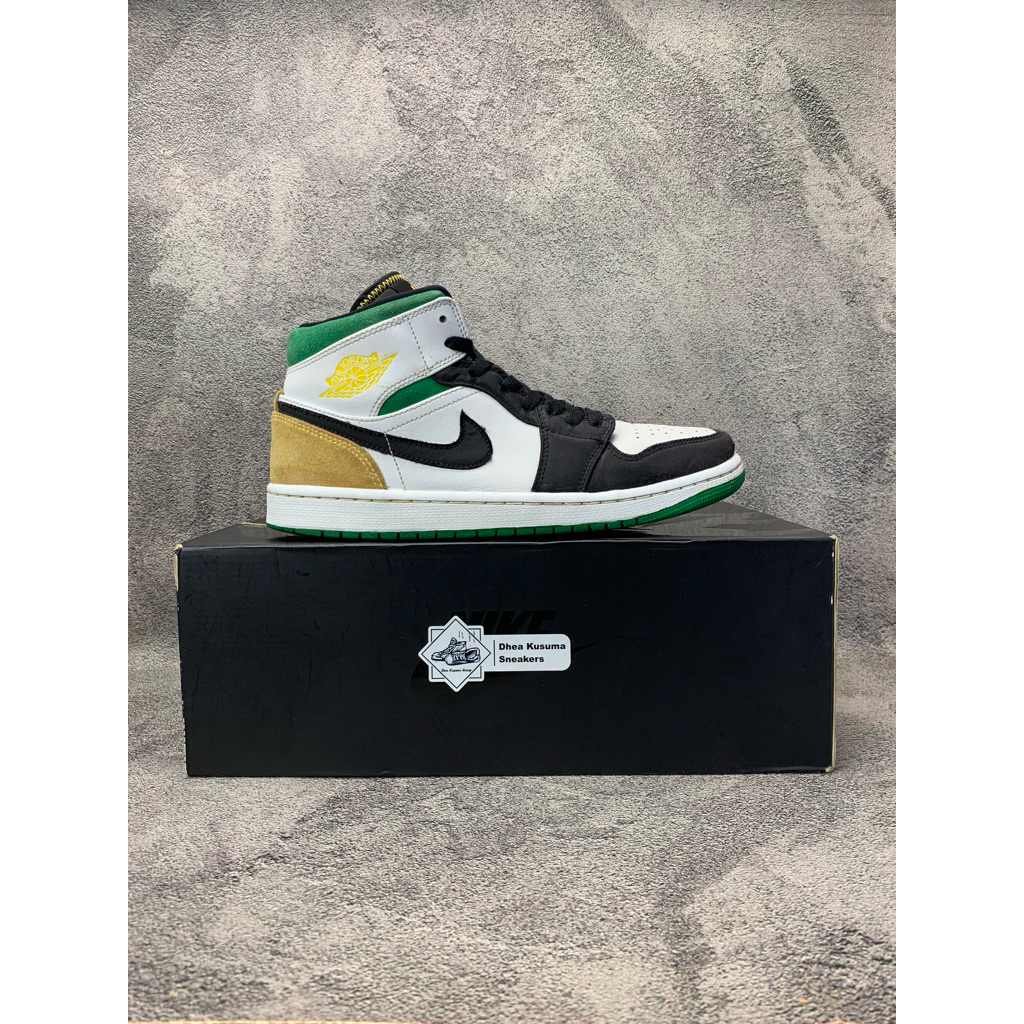 Sepatu Second  Air Jordan 1 Mid SE ‘Oakland’  Size 42 insole 26,5 cm  Original Guarantee 100%