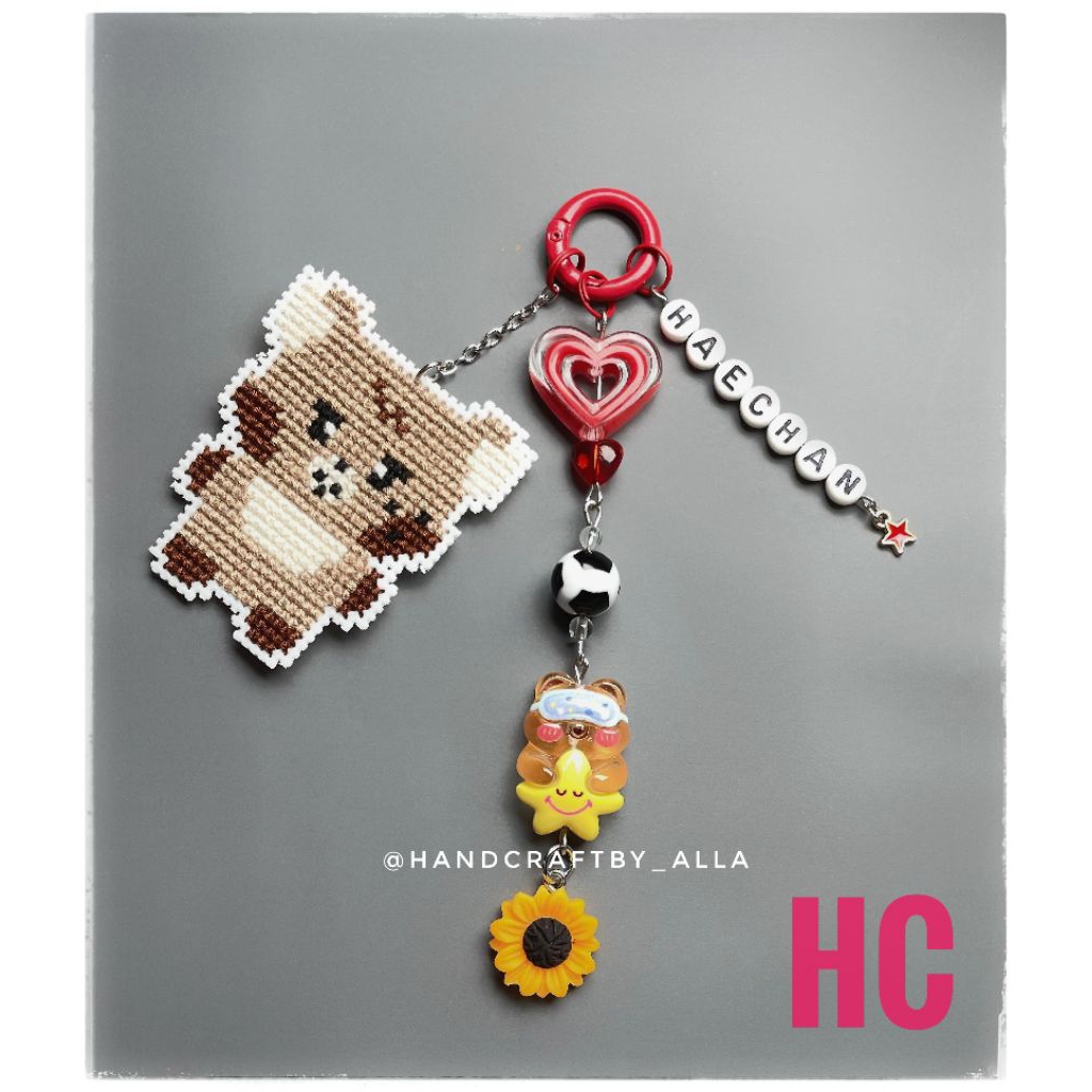 Bag charm inspired by nct dream | manik-manik + kristik | Gantungan tas, kunci kristik