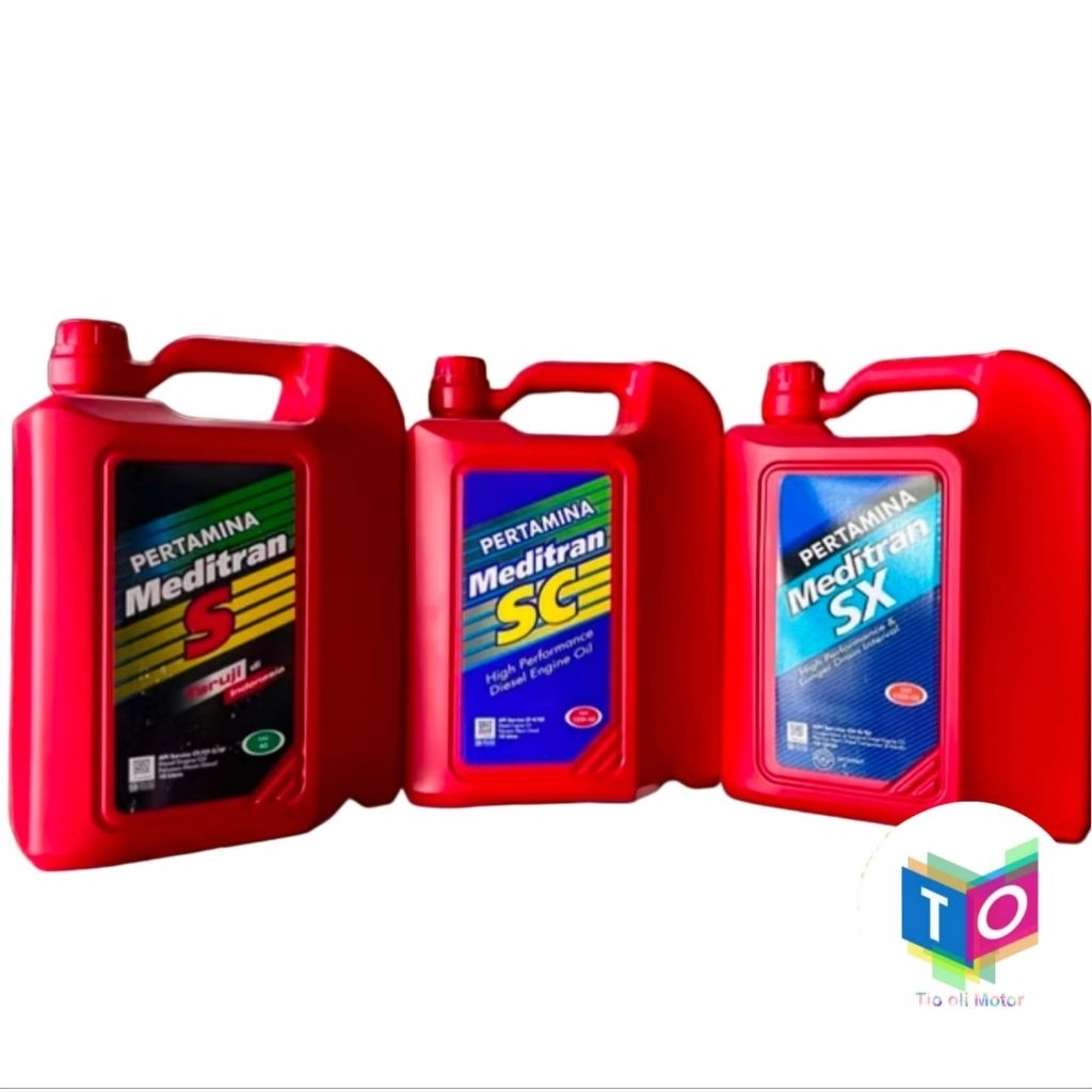 Meditran Sx 15W-40 / Meditran SC 15W-40 / Meditran S 40 Oli Diesel  Oli Pertamina 10.Liter