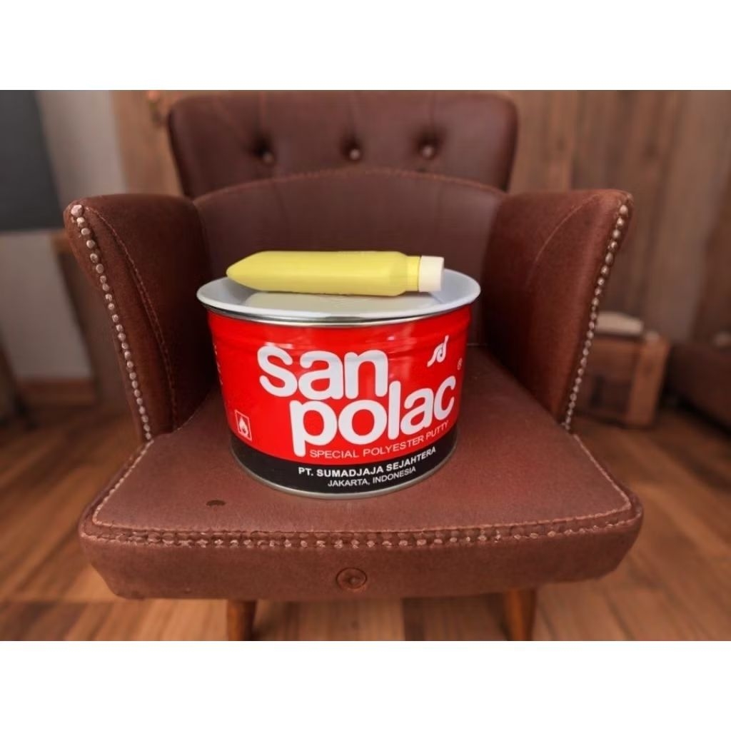 Dempul Plastik Sanpolac 1kg - Dempul kayu Dempul besi Dempul plastik