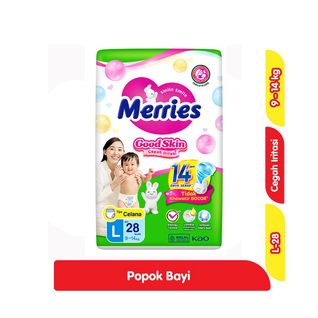 Merries Good Skin Popok Celana M/L/XL/XXL || Popok Celana Merries
