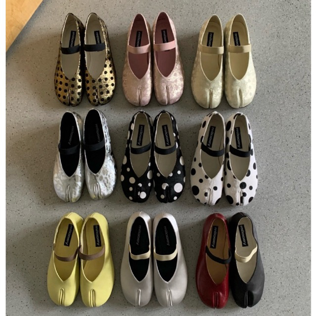 [FAST PO] MILOOEY TABI SHOES | milooey original 100% tabi shoes sepatu wanita  leather