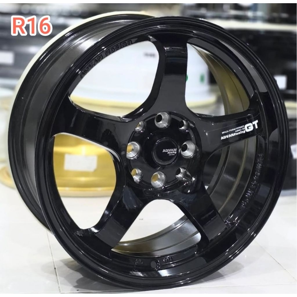 Velg Advan GT R16 Black 4x100 / 114