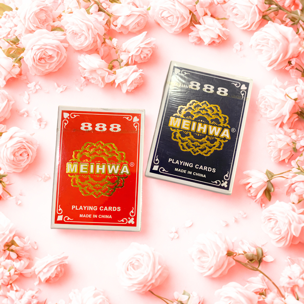 Kartu Remi Meihwa 888 Original Tebal Halus Tahan Lama - Kartu Poker Playing Cards