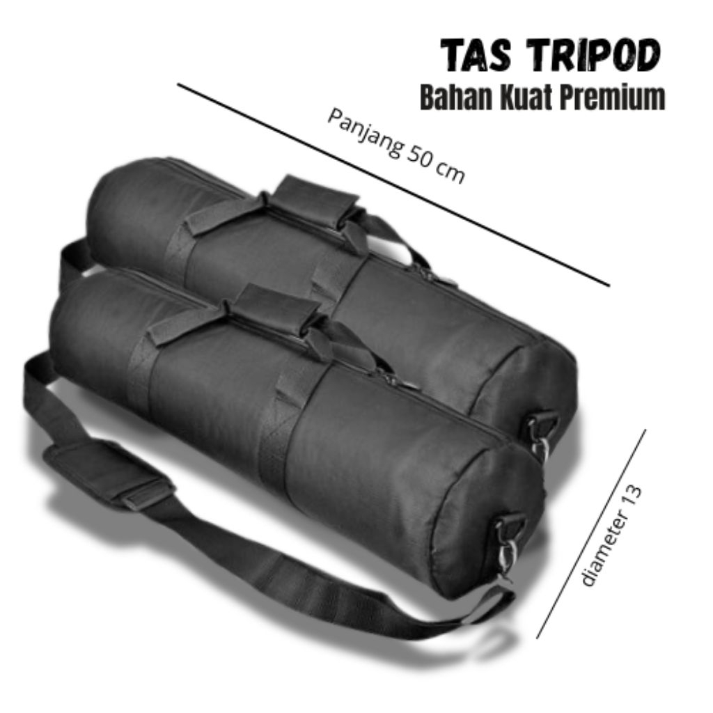 Tas Camera Tas Tripod Perlengkapan Camera 50-13 cm diameter 18 cm | Tas Tripod Lighting Camera | Tas