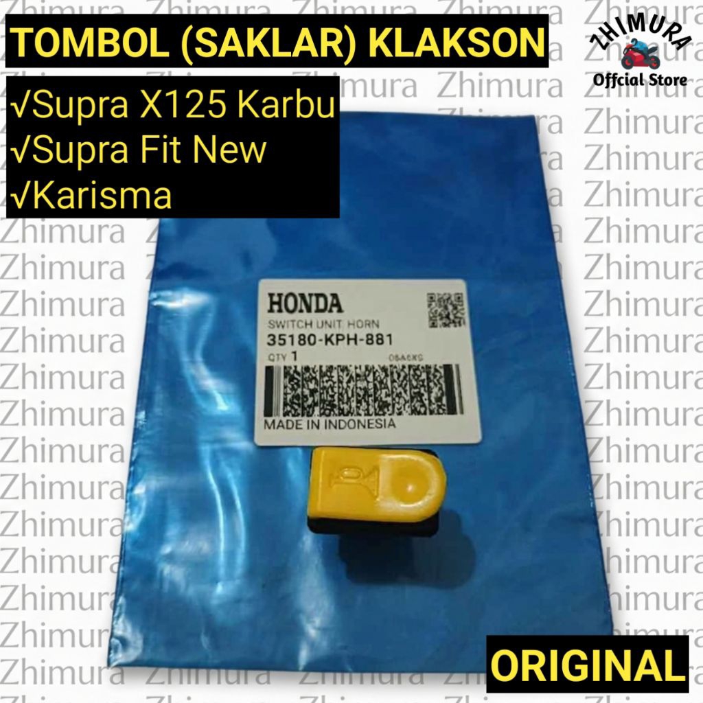Saklar Tombol Klakson Kharisma Supra X 125 Old lama Supra Fit New Karisma ORIGINAL