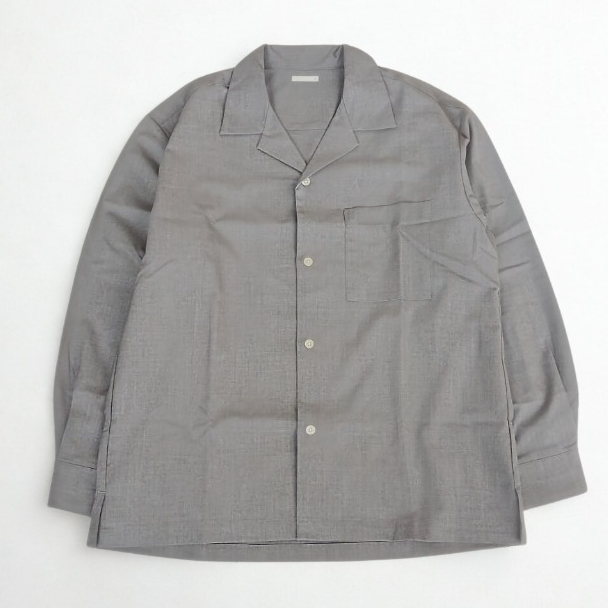 GU by Uniqlo Basic Long Sleeve Cuban Collar Shirt