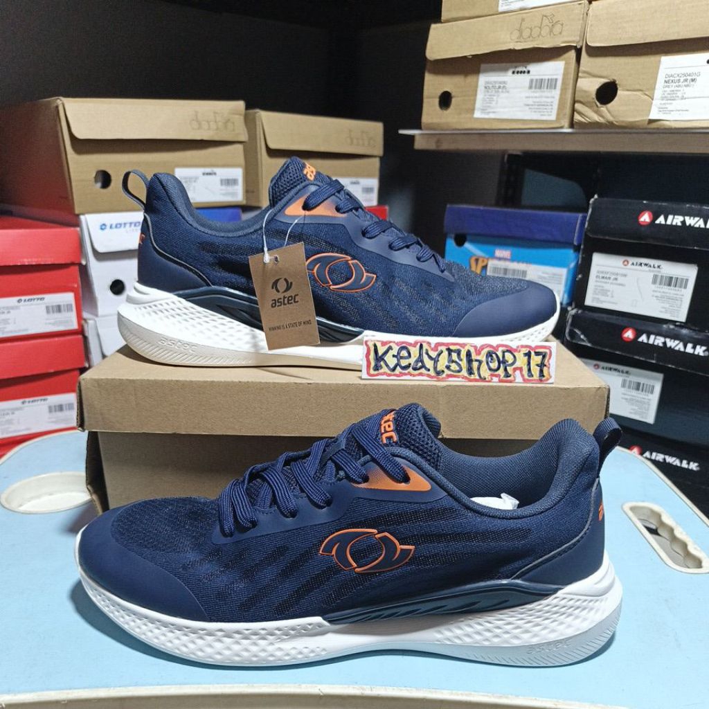 Sepatu Olahraga Astec Kane Navy Original Resmi sport station