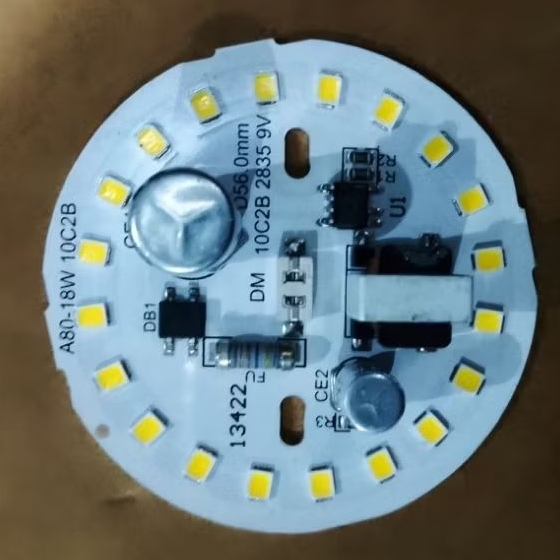 PCB LED 18WATT 9V D56 SOKET TENGAH